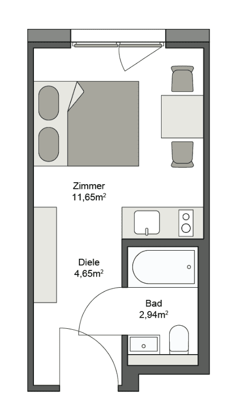 Kapitalanlage in Augsburg – Zugspitzstraße – Objektbild