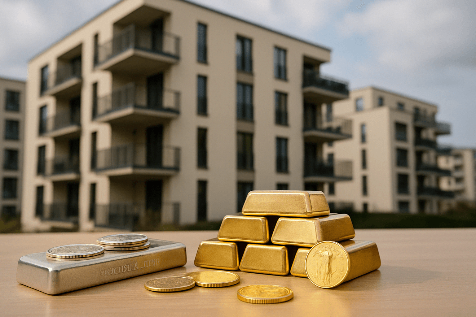 Betongold oder Goldrausch - Immobilien vs. Gold und Silber